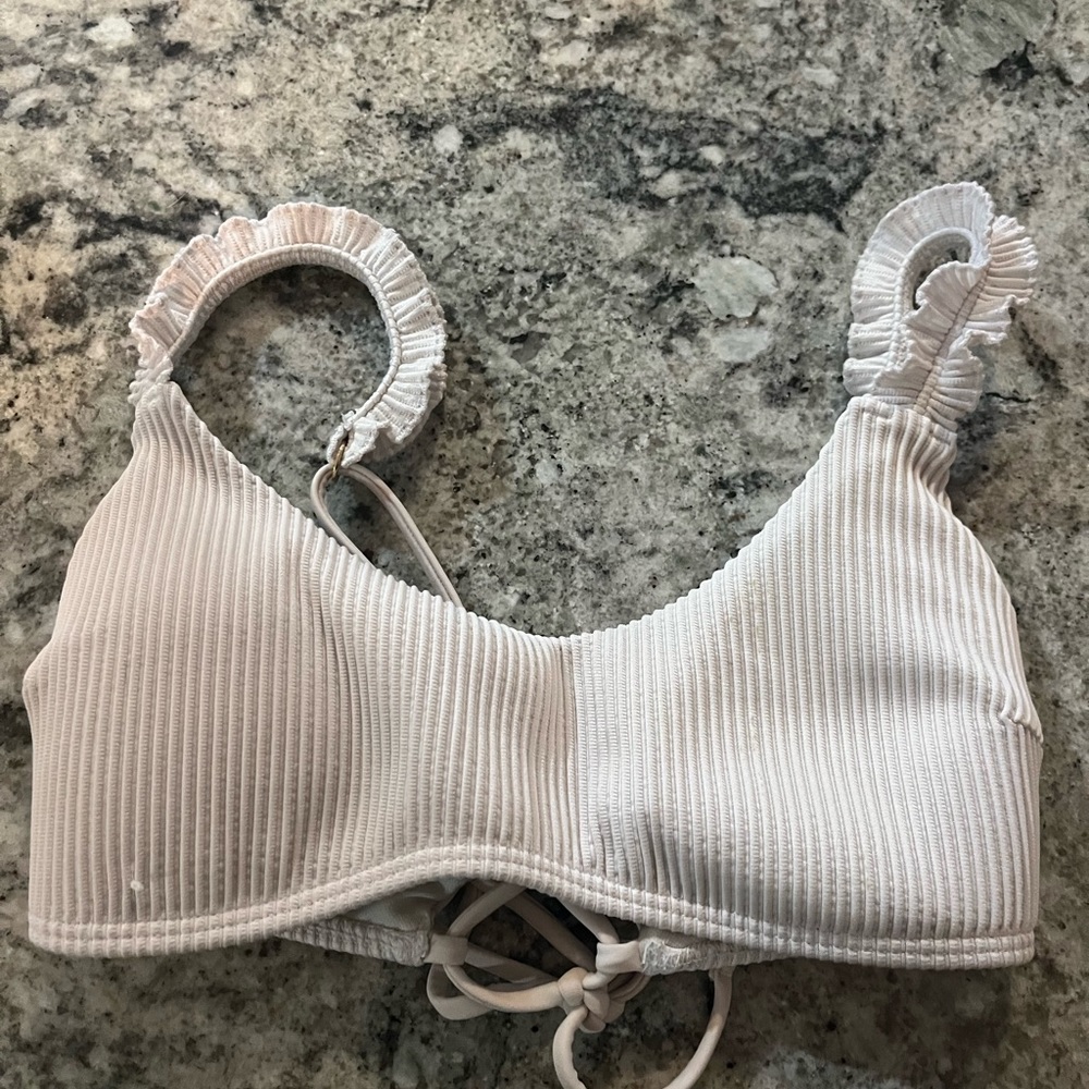 Hollister ribbed bathing suit top